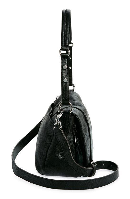 Shop Aimee Kestenberg Corfu Convertible Shoulder Bag In Black With Silver