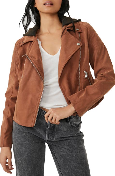 Nordstrom suede sale moto jacket