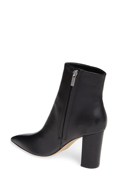 Marc Fisher Ltd Ulani Pointy Toe Bootie In Black Leather