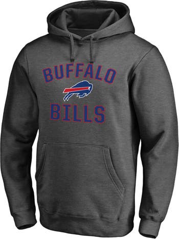 FANATICS Men's Fanatics Branded Heather Charcoal Buffalo Bills Victory Arch  Team Fitted Pullover Hoodie
