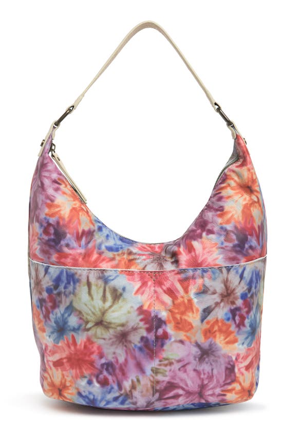 American Leather Co. Carrie Hobo Bag In Tie Dye Floral