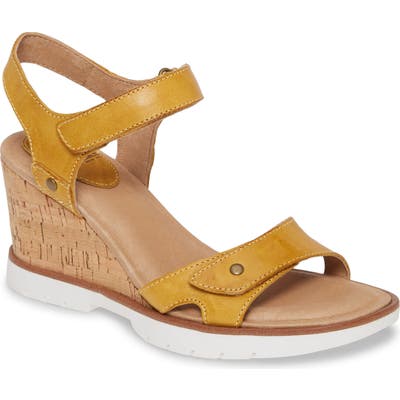 Sofft Cyndy Wedge Sandal, Yellow