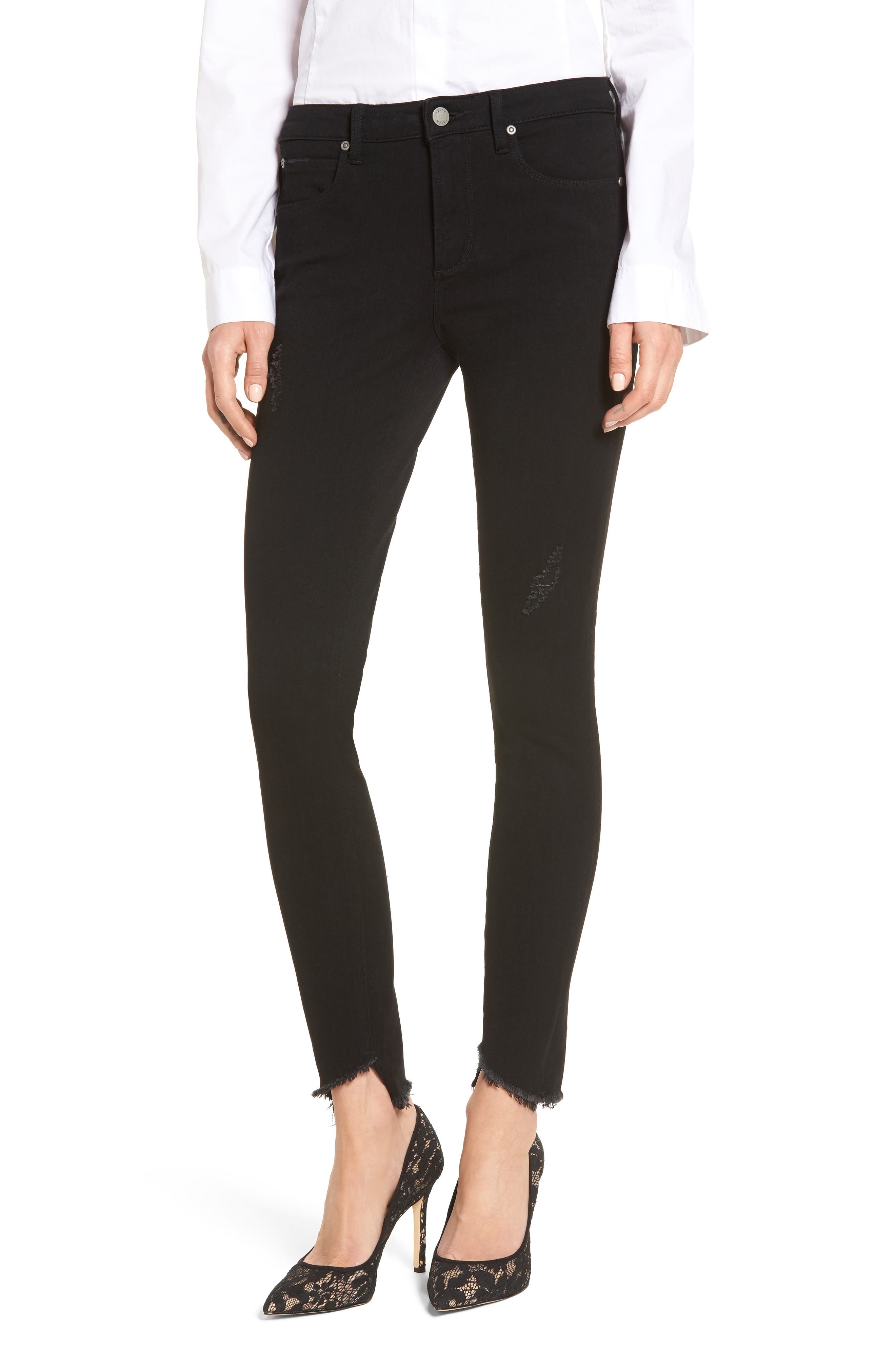 step hem skinny jeans