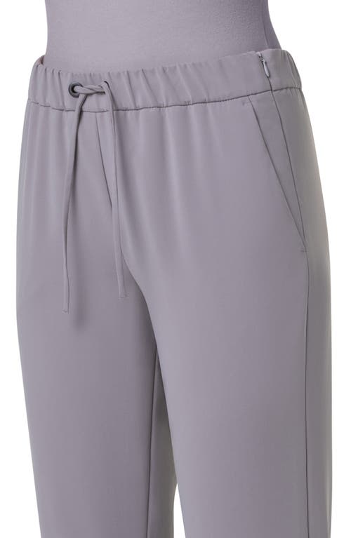 AKRIS PUNTO AKRIS PUNTO MIKE SPLIT HEM CREPE DRAWSTRING PANTS