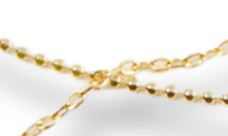 Shop Argento Vivo Sterling Silver Layered Chain Anklet In Gold