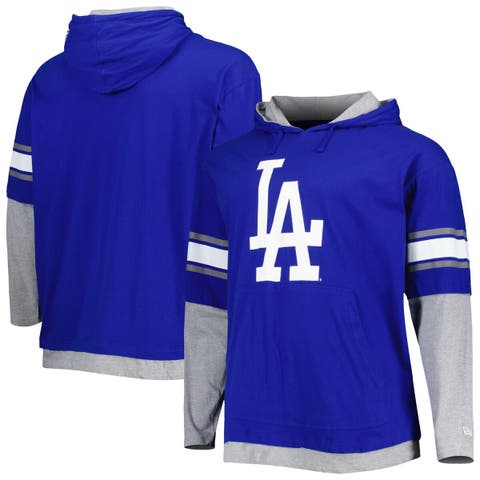 Men's New Era Royal Los Angeles Rams Combine Authentic Stated Logo Pullover Hoodie Size: Extra Large