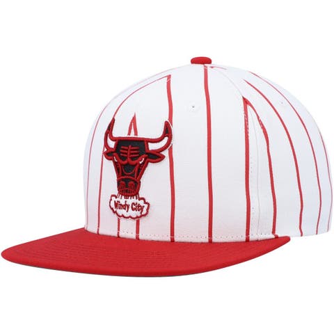 Men's Mitchell & Ness Red Toronto Raptors NBA 75th Anniversary What The? Snapback Hat