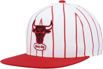 Mitchell & Ness Chicago Bulls Red Hardwood Classics The Champs Fitted Hat