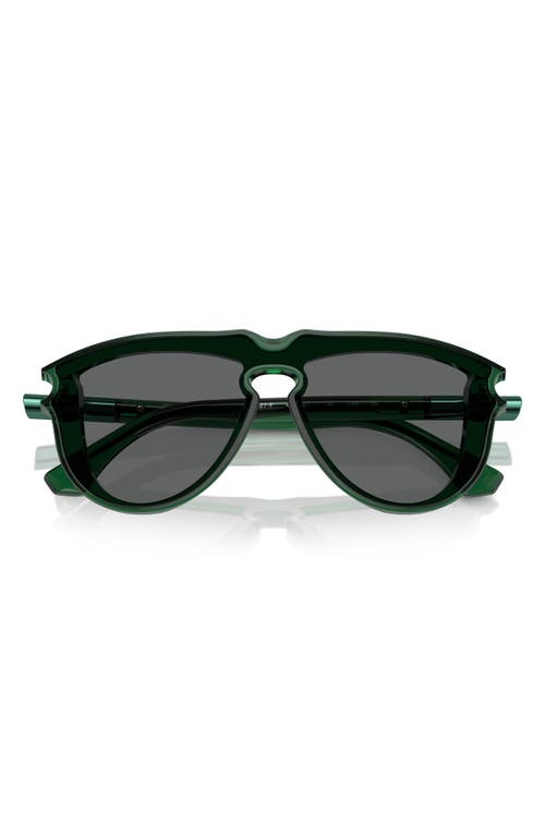 Shop Burberry 36mm Pilot Sunglasses In Green