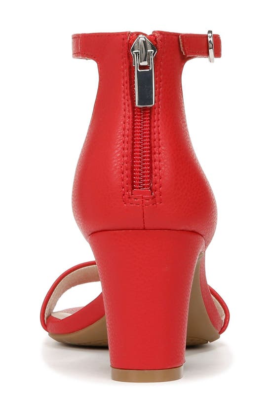 Shop Lifestride Florence Ankle Strap Sandal In Fire Red