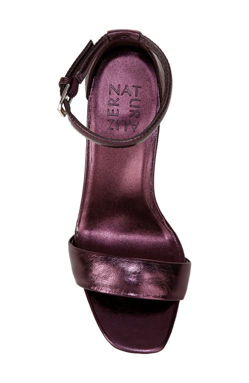 Shop Naturalizer Joy Studded Ankle Strap Sandal In Deep Plum Purple