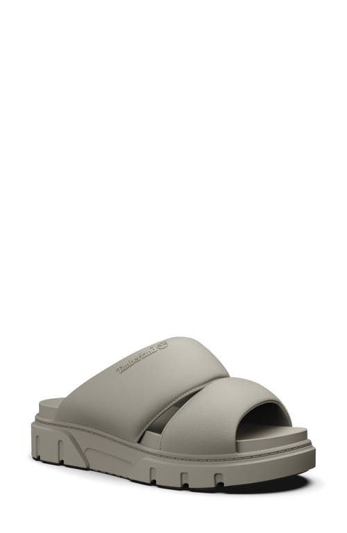 Timberland Greyfield Slide Sandal Light Taupe Knit at Nordstrom,