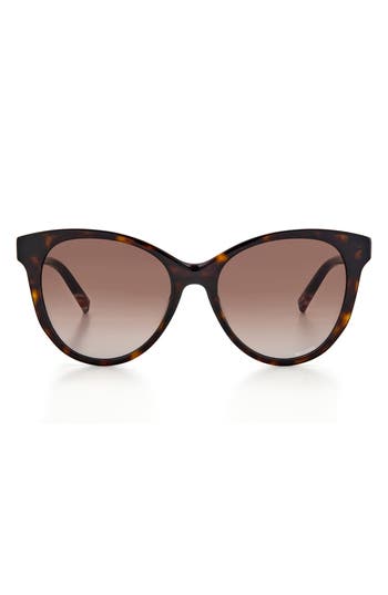 Missoni 54mm Gradient Cat Eye Sunglasses In Havana