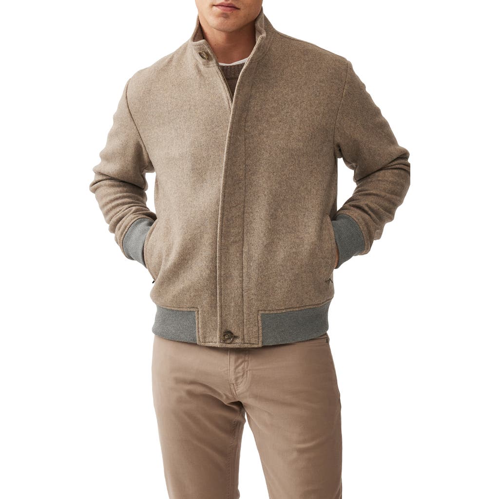 Rodd & Gunn - Lake Taylor Bomber Style Jacket In Fawn 009149-01 In Fawn