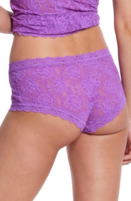Hanky Panky Signature Lace Boyshort In Violet Haze Purple
