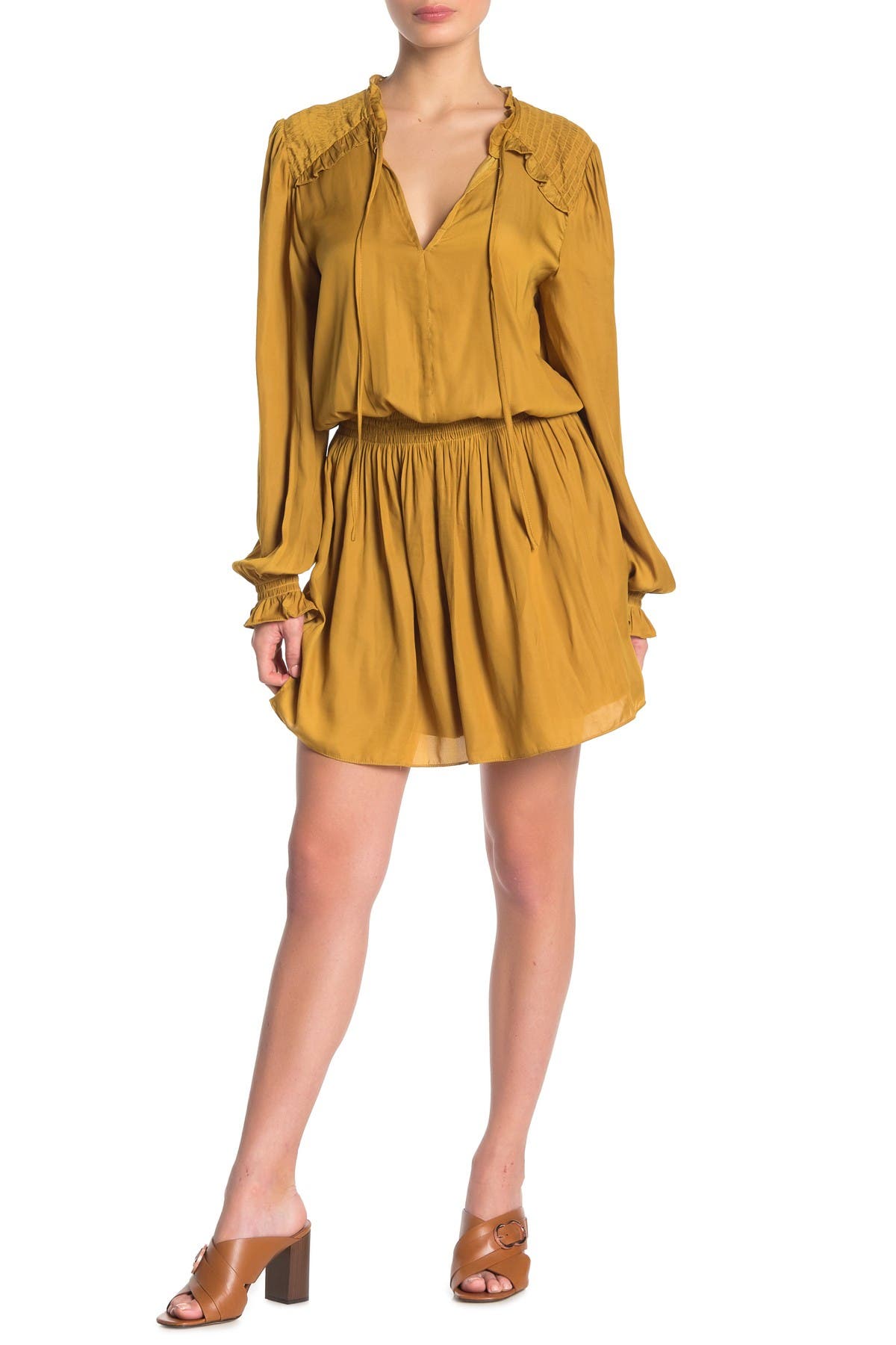 nordstrom mustard dress