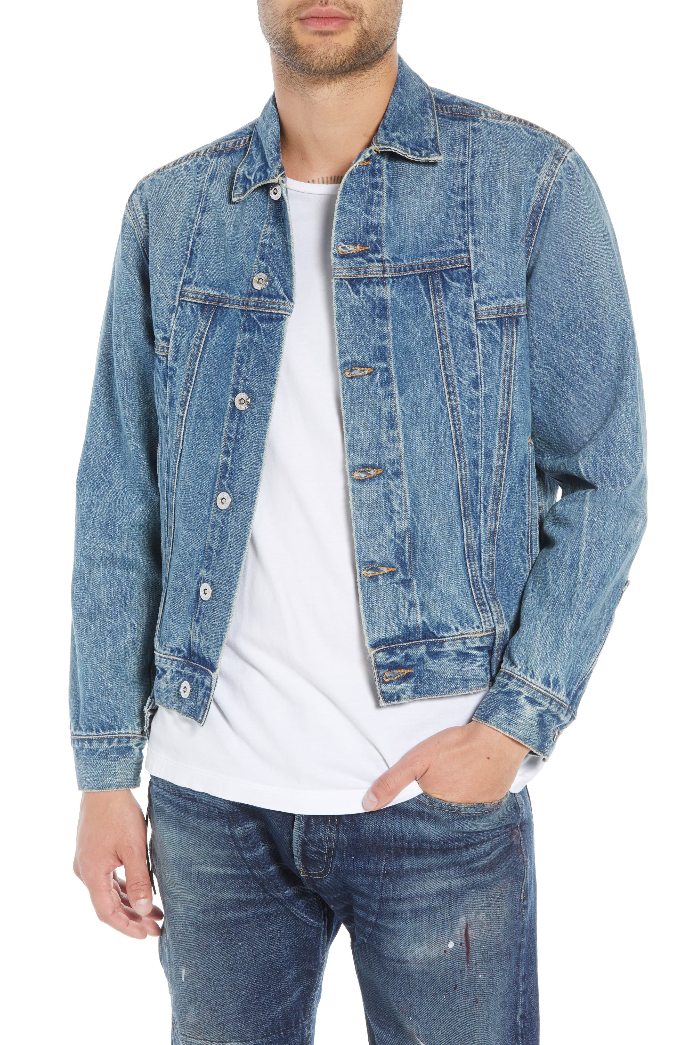 Mr. Completely Slim Fit Denim Jacket Nordstrom