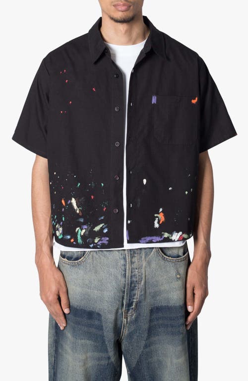 mnml Painter Short Sleeve Button-Up Shirt at Nordstrom