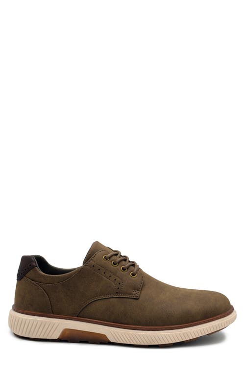 Aston Marc Anson Mens Lace-up Faux Leather Casual And Fashion Sneakers In Brown