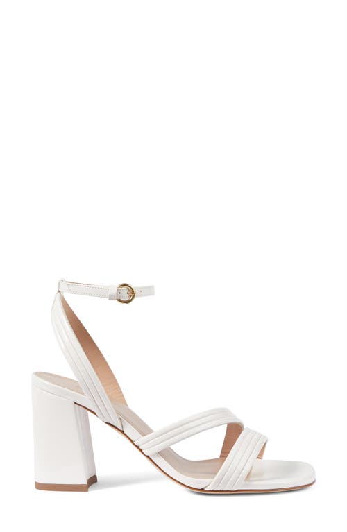 Shop Lk Bennett Edita Ankle Strap Sandal In Pearl