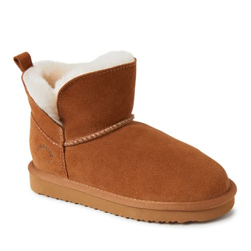 DEARFOAMS DEARFOAMS KIDS' FIRESIDE BUNBURY GENUINE SHEARLING BOOT