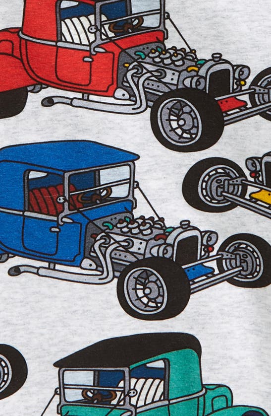 Shop Rock Your Baby Kids' Hot Rod Print T-shirt In Grey