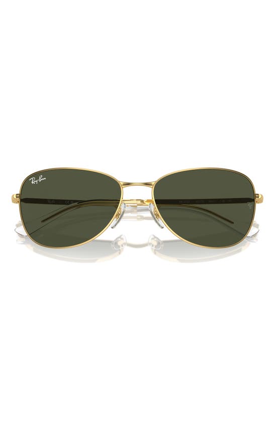 RAY BAN RAY-BAN 56MM PILOT SUNGLASSES 