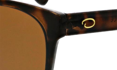 Oscar De La Renta Modern 54mm Square Butterfly Polarized Sunglasses In Tortoise