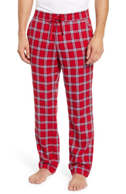 Ugg Flynn Pajama Pants In Red
