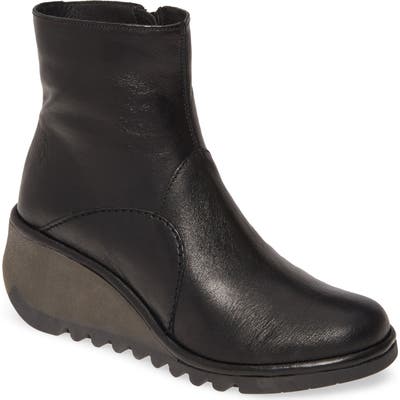 Fly London Nest Wedge Bootie - Black