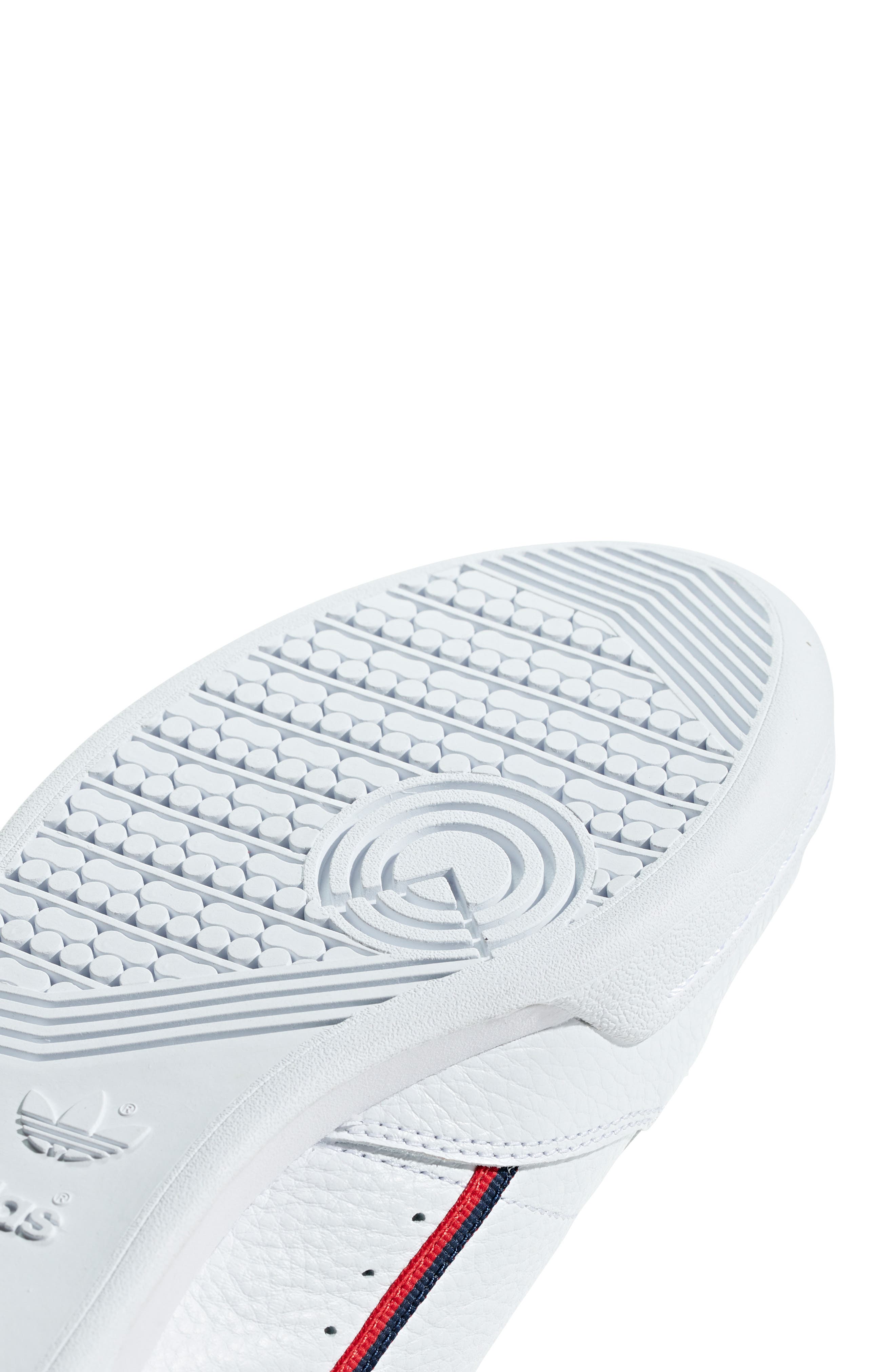 Adidas Originals Continental 80 Sneaker In White/ Scarlet