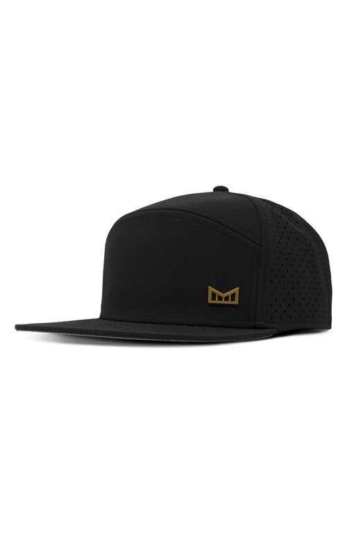 Trenches Icon Hydro Performance Snapback Hat in Black/Gum