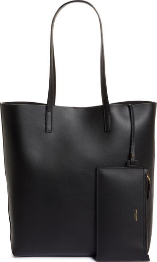 Black Leather tote bag, Saint Laurent