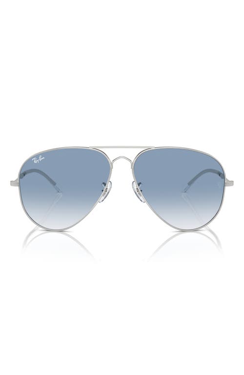 Ray-Ban Old Aviator 62mm Oversize Sunglasses in Silver at Nordstrom