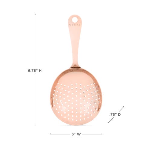 Viski Summit Julep Strainer In Copper