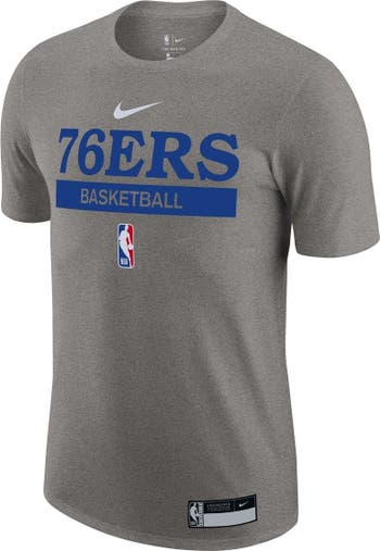 Men's Nike Royal Philadelphia 76ers Essential Practice Performance T-Shirt