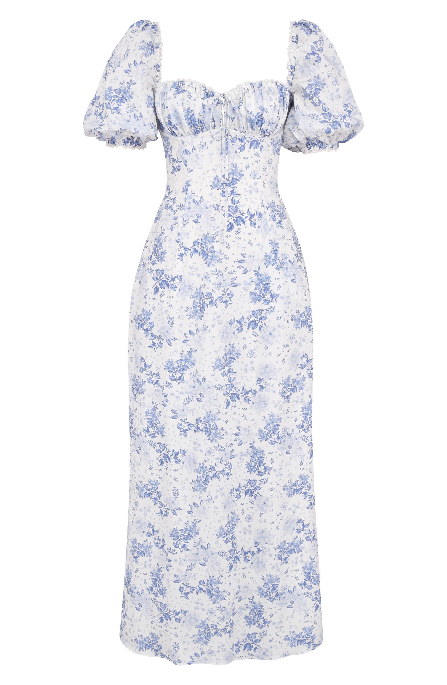HOUSE OF CB Felizia Floral Puff Sleeve Maxi Dress | Nordstrom