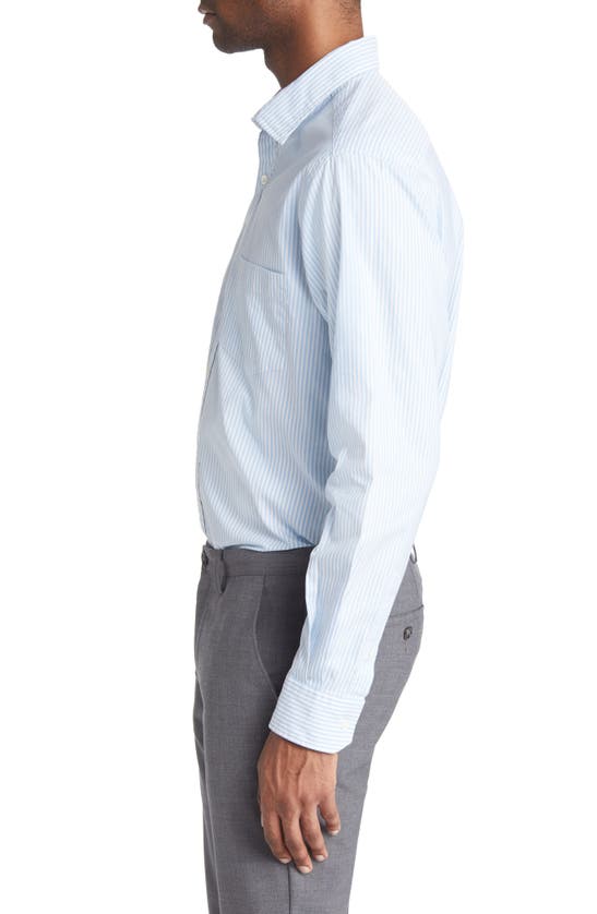 Rodd & Gunn York Bay Original Fit Stripe Button-up Shirt In Glacier