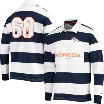 Men's Tommy Hilfiger Navy New England Patriots Connor Oversized Rugby Long  Sleeve Polo