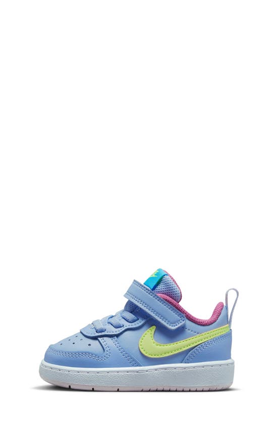 Nike Kids' Court Borough Low 2 Sneaker In Cobalt/ Lemon | ModeSens