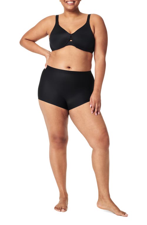 Shop Spanx ® Sheer Control Shaping Boyshorts In Very Black