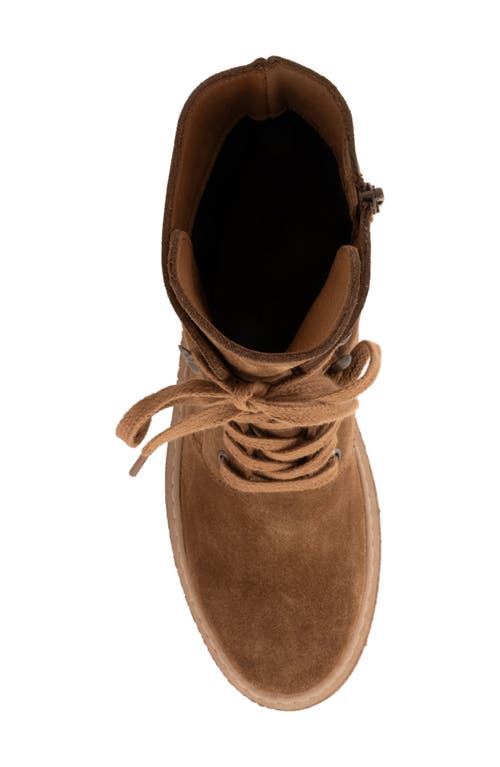 Shop Bueno Scarlett Sneaker Boot In Tobacco Suede