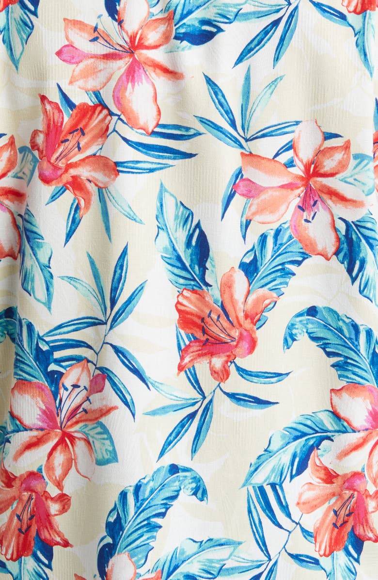 Tommy Bahama Breeze Beach Blooms Short Sleeve Silk Button-Up Shirt ...