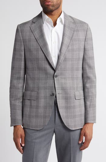 Peter Millar Hyperlight Soft Plaid Wool Sport Coat | Nordstrom