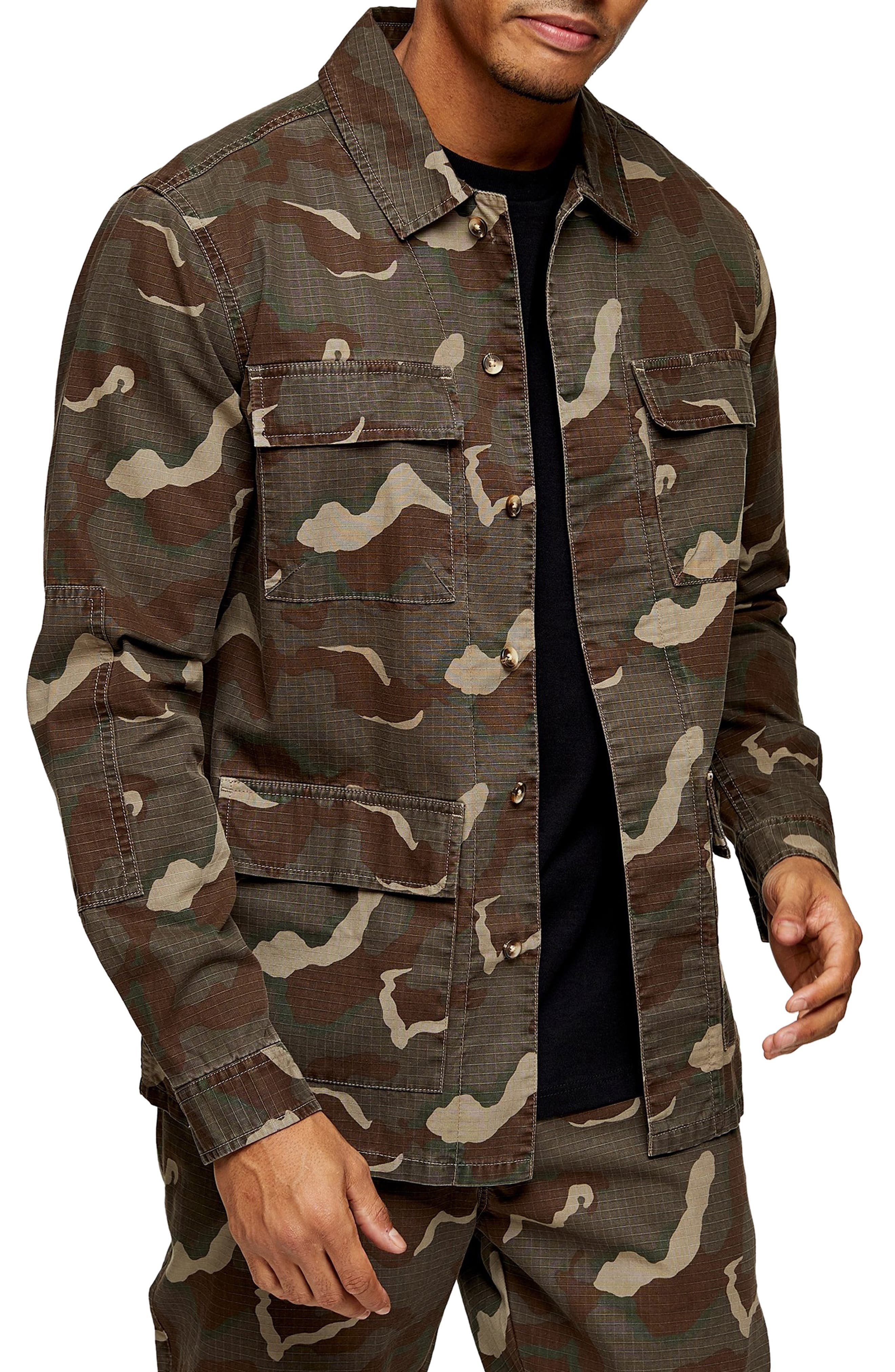 topman camo jacket