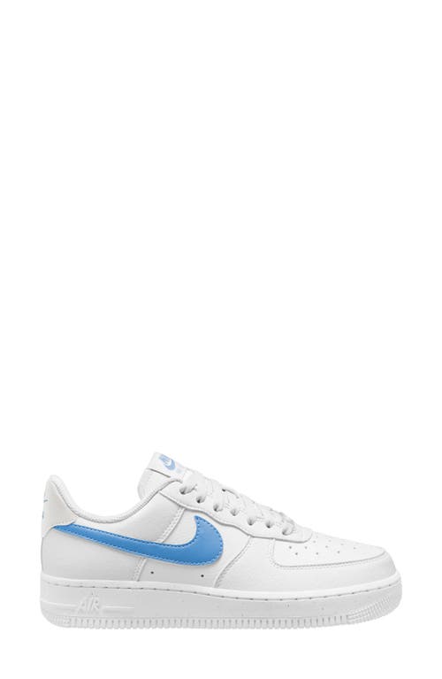 Nike Air Force 1 '07 Se Sneaker In White/blue/white