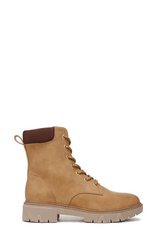 Shop Dr. Scholl's Headstart Lace-up Combat Boot In Tan