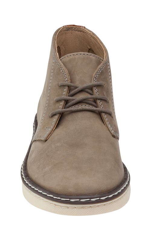 Johnston & Murphy Kids' Mcguffey Chukka Boot In Gray Oiled Nubuck