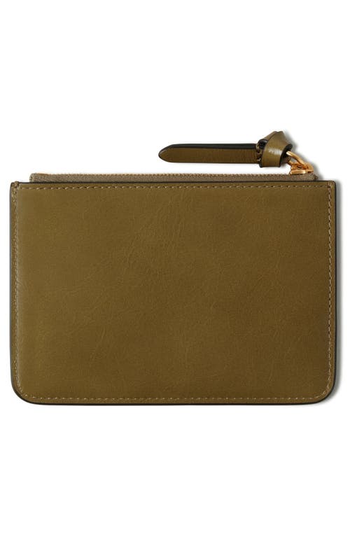 Mulberry X Rejina Pyo Zip Leather Coin Pouch In Autumn Leaves