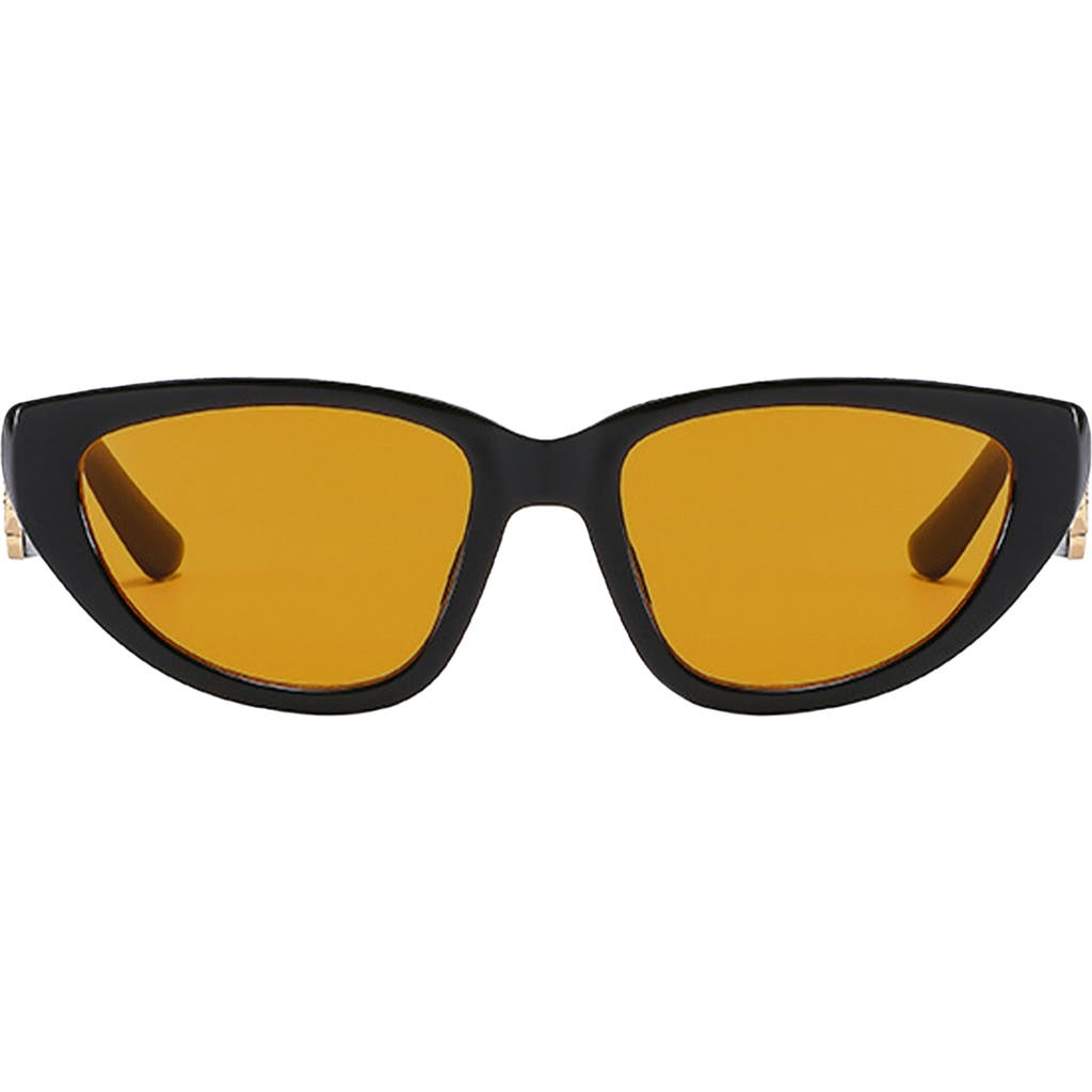 Fifth & Ninth Brynn 56mm Polarized Cat Eye Sunglasses In Orange